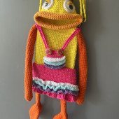 Bags (knitted, animal-shaped, frog bags, etc.)