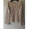 Hand Knitted Lace Sweater, Oversized Cotton Pullover with Sequins and Beads, Brunello Cucinelli Inspired Knitwear Hand Knitted Lace Sweater, Oversized Cotton Pullover with Sequins and Beads, Brunello Cucinelli Inspired Knitwear