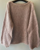 Cozy Oversized Pullover, Merino & Mohair Blend.