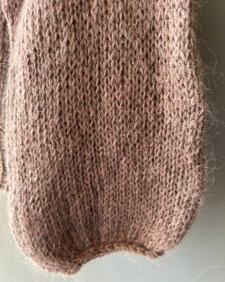 Cozy Oversized Pullover, Merino & Mohair Blend.