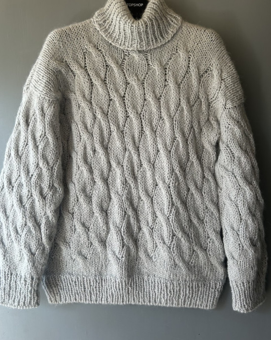 Warm Sweater “Northern Comfort” made of Merino and Mohair Warm Sweater “Northern Comfort” made of Merino and Mohair